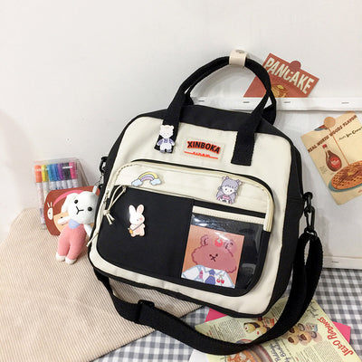 Bolso Canvas Estilo Japonés de Gran Capacidad con Asa al Hombro - Image 19