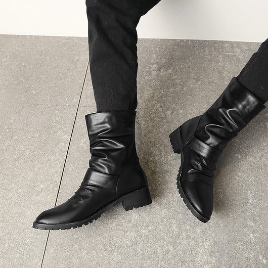 Zapatos Punk Mujer Otoño Invierno Estilo Británico Tendencia - Image 6