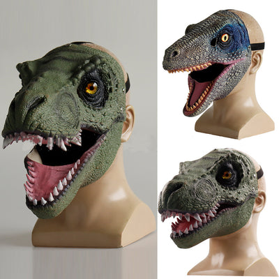 Máscara de Dinosaurio con Boca Móvil - Disfraz Halloween y Cosplay - Image 4