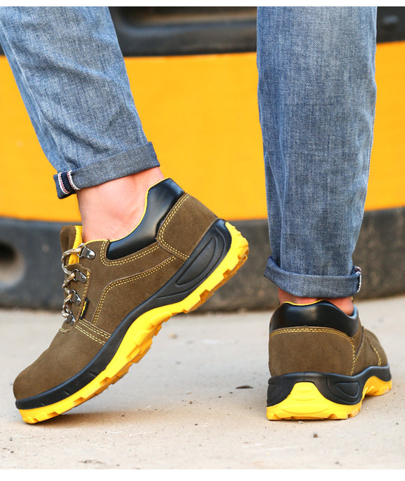Botas de Seguridad Unisex Ligeras y Cómodas - Puntera de Acero Antiaplastamiento