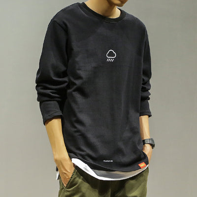 Suéter Estampado Hombre Estilo Coreano Moderno - Image 9