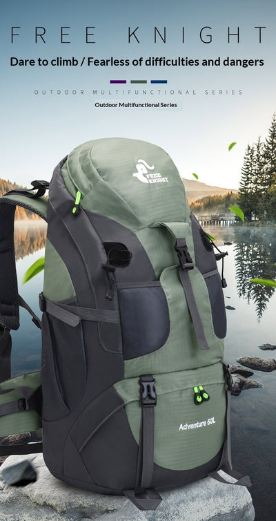 Mochila de Senderismo Profesional 70L Impermeable Multiuso para Camping y Viajes - Image 13