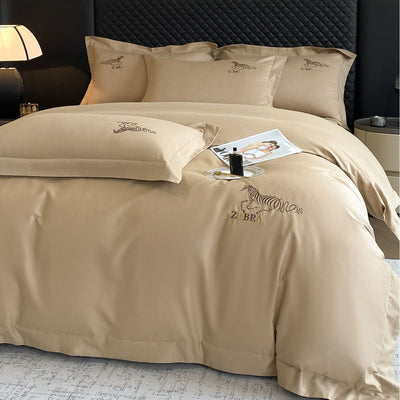 Juego de Cama Lujo Ligero Otoño Invierno 4 Piezas Acolchado Suave - Image 9