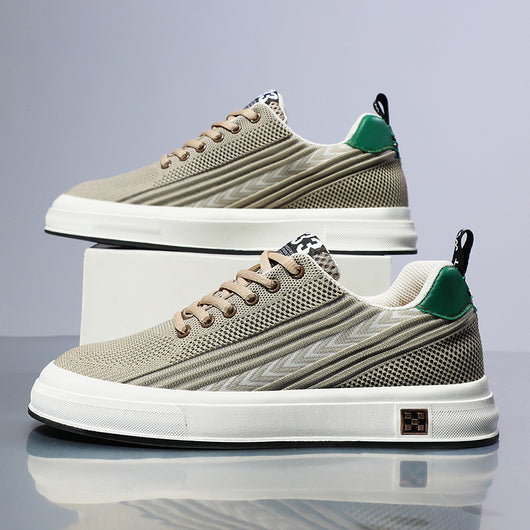 Zapatillas Deportivas Tejidas con Alzas Invisibles para Hombre - Image 3