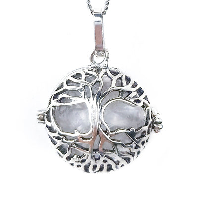 Colgante Hueco de Ágata Cristal Natural con los Siete Chakras - Image 18