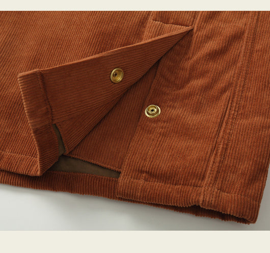 Abrigo Trench Vintage en Pana Estilo Maillard - Image 13