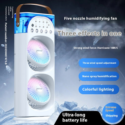 Ventilador Humidificador de Gran Capacidad con 5 Modos de Pulverización - Image 9