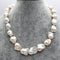 Collar de Perlas Barrocas Nude con Brillo Elegante