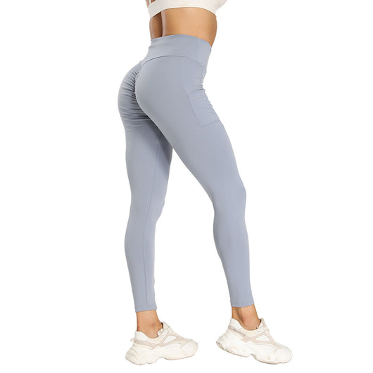 Pantalones Yoga Cintura Alta con Costuras de Diseño - Image 8