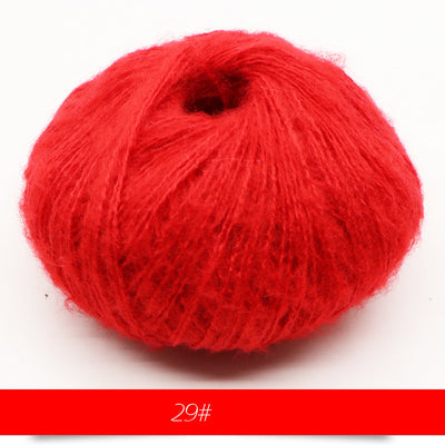 Suéter y chal de mohair para bebé con detalle de tejido - Image 39