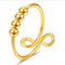 Peace Rings Rotatable Ring Relieving Stress Valentine's Day Jewelry Gifts A One Tamaño