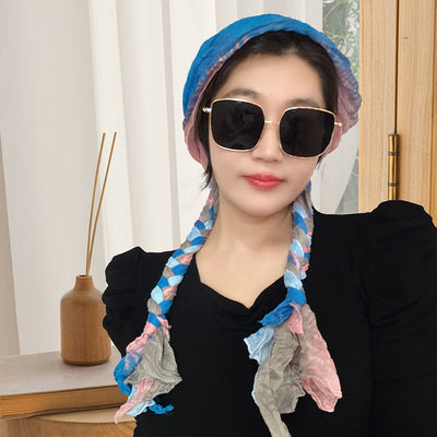 Pañuelo Tejido a Mano con Trenza para Niñas - Accesorio de Moda Delgado - Image 12
