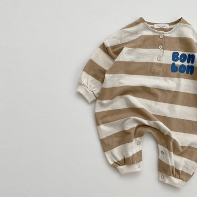 Mameluco a Rayas para Bebé - Ropa de Primavera y Otoño - Image 22
