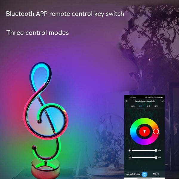 Control Remoto Bluetooth Luz Musical RGB con Cambio de Colores Mágico
