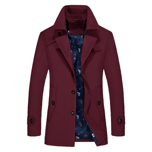 Chaqueta Delgada Slim Fit Coreana para Hombre Talla Grande - Image 7