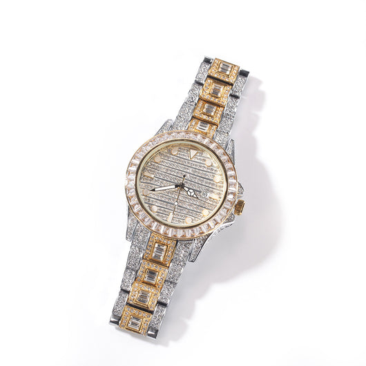 Reloj de Cuarzo Mariposa Diamante con Doble Botón - Image 12