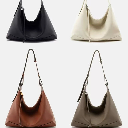 Bolso Hobo Grande MYTASTE - Cartera de Diseñador para Mujer con Correa de Hombro