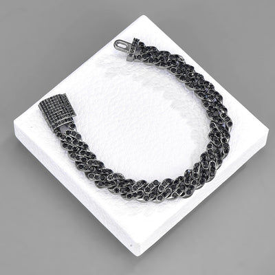 Cadena Cubana para Hombre 11mm con Cierre de Caja - Image 8
