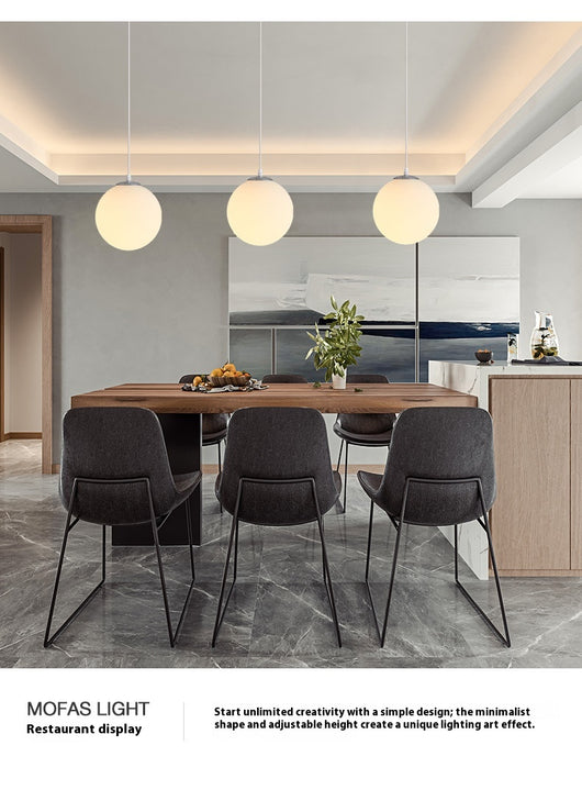 Lámpara de Techo Minimalista con Esfera Simple para Sala - Image 14