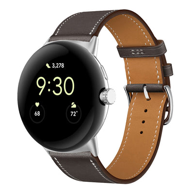 Correa de Cuero PU Bicolor para Google Watch - Estilo y Durabilidad - Image 30