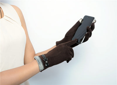 Guantes para Mujer con Lazo Táctiles y Cálidos - Image 17
