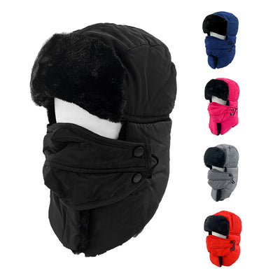 Gorro Térmico Lei Feng con Forro Polar Grueso y Protección de Oídos