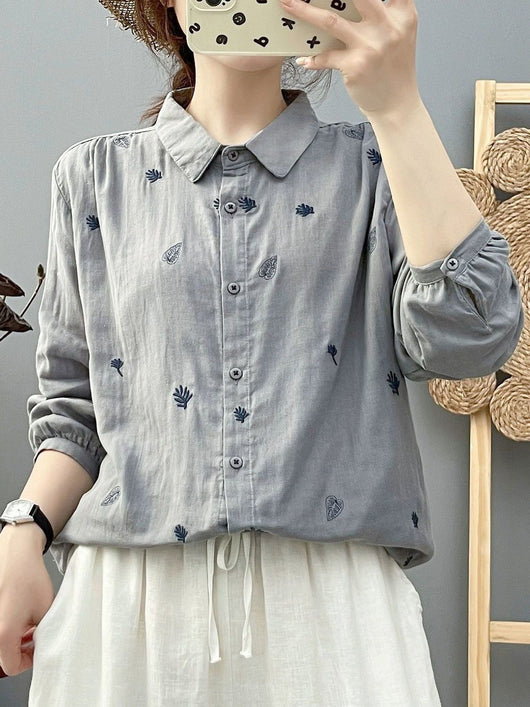 Blusa Larga de Algodón 100% Transpirable y Suave para Mujer - Image 11