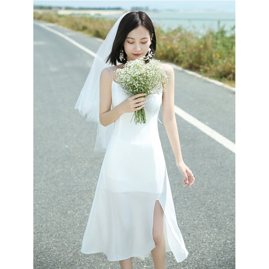 Vestido Playero Minimalista con Estampado de Paisaje Marino - Image 9