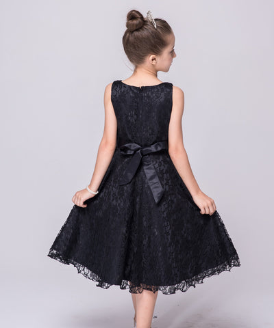 Vestido de Encaje Elegante para Niñas - Estilo Europeo y Americano - Image 25