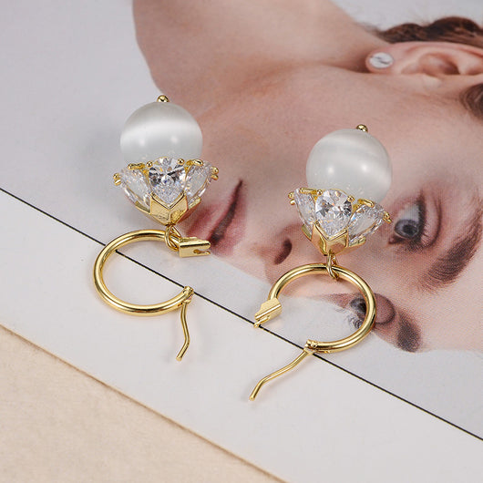 Aretes de Mariposa con Ópalo para Mujer - Image 14