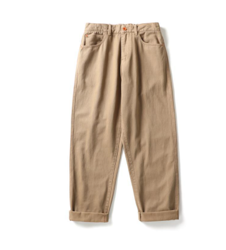 Pantalones Rectos Bordados Unisex - Jeans Tejidos de Diseño Urbano - Image 2