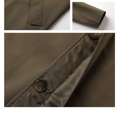 Abrigo Holgado Largo Tipo Duster para Hombre - Image 12