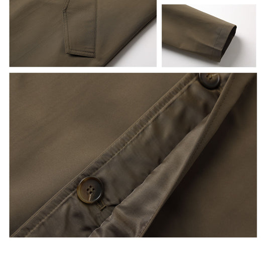 Abrigo Holgado Largo Tipo Duster para Hombre - Image 12