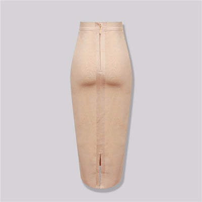 Falda Bandage Elegante de Cintura Alta con Elástico Ajustado - Image 2