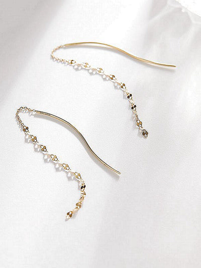 Aretes Onda Largos para Mujer - Image 5