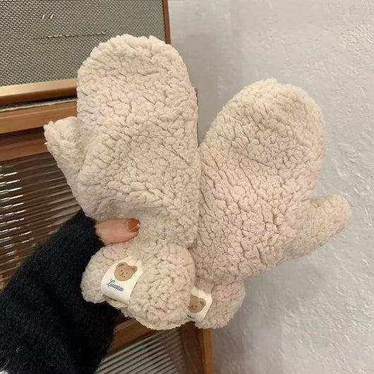 Guantes de Piel de Cordero Forrados Invierno para Mujer - Image 12