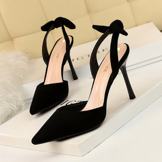 Sandalias con Tira Trasera y Moño Pequeño - Image 14