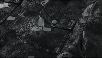 Chaqueta de Cuero para Hombre Primavera Otoño Diseño Clásico - Image 9