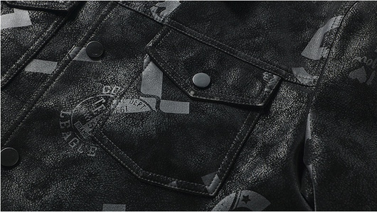 Chaqueta de Cuero para Hombre Primavera Otoño Diseño Clásico - Image 9