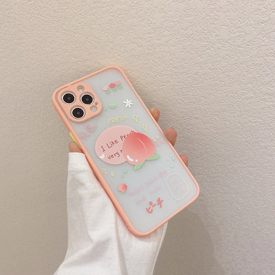 Funda para iPhone XS Diseño Durazno de Verano - Image 6
