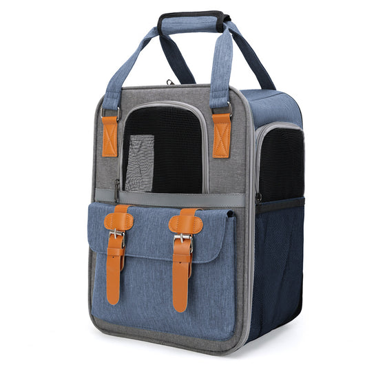 Mochila Transportadora Plegable para Mascotas - Respirable y Cómoda - Image 4