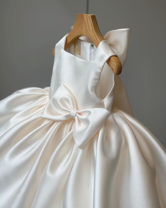 Vestido Princesa Infantil de Color Liso - Image 30