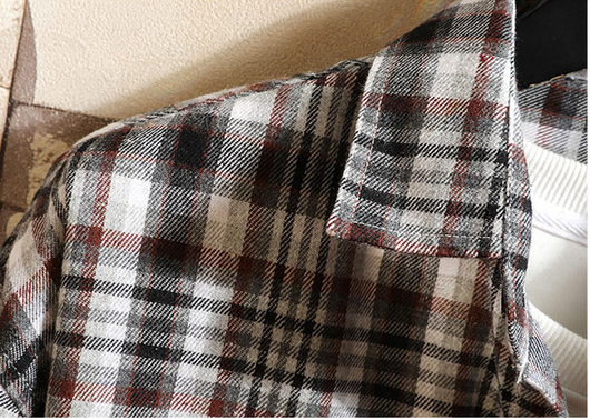 Camisa de Cuadros Manga Larga para Uniforme Escolar Niño - Image 9