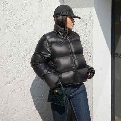 Chaqueta Acolchada de Algodón para Mujer - Estilo Casual - Image 6