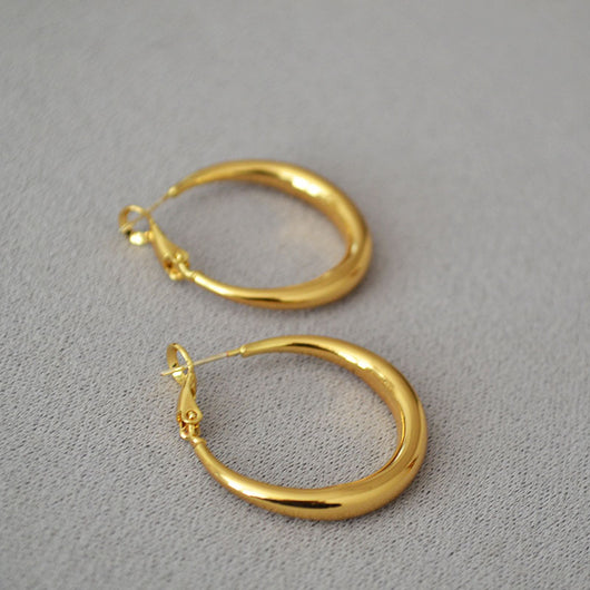 Aretes Argollas Redondas Diseño Clásico Plata 925 Elegancia Minimalista - Image 6