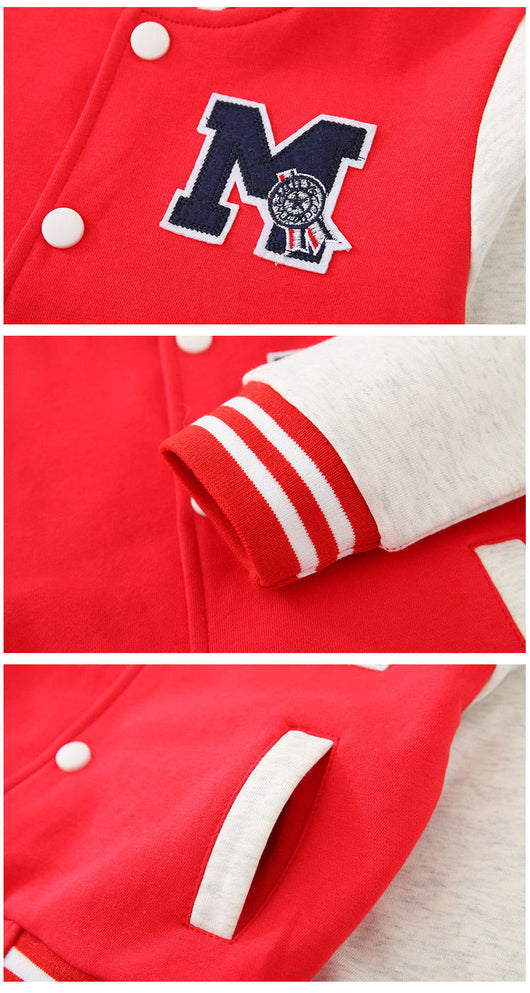 Suéter Cardigan Beisbolero Infantil Premium - Image 6