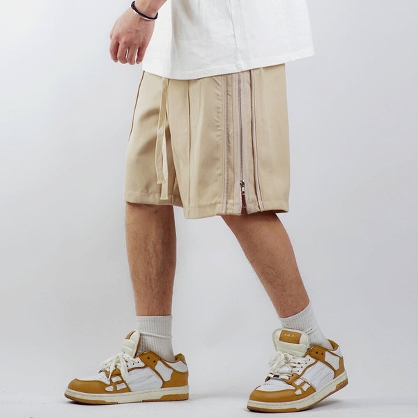 Shorts Rectos con Cierre Lateral - Diseño Urbano Minimalista