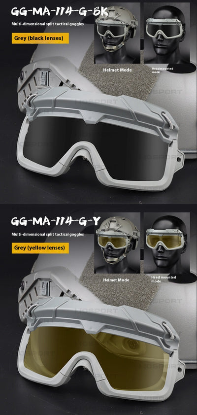 Gafas Tácticas Multifuncionales para Exterior - Dos Modos de Uso - Image 25