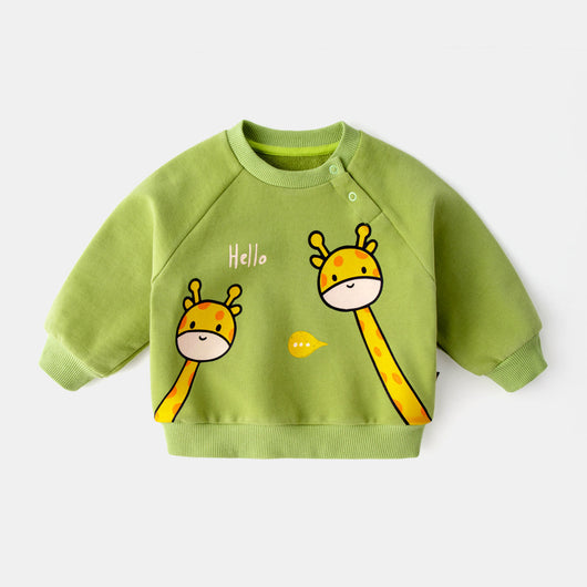 Suéter Infantil Primavera - Camisa Base de Algodón para Niños - Image 9