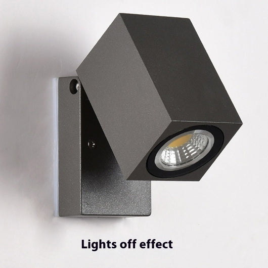 Lámpara LED Exterior de Pared con Ángulo Ajustable para Pasillos - Image 3